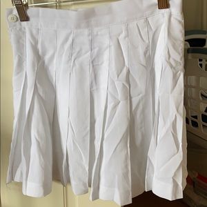 White tennis skirt, pleated, adidas, size 6